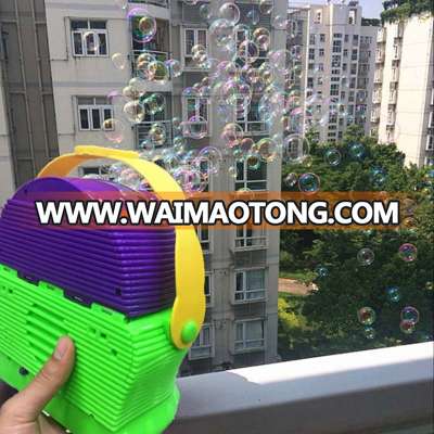 Electric bubble machine with bubble liquid,kids bubble machine ,bubble machine toy