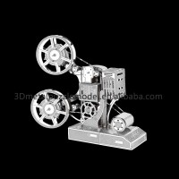 Metallic Nano DIY Musical Instrument Movie Projector 3D Metal Puzzle