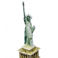 3D Kids Model Puzzle Jigsaw Assembly Early-education Puzzle Toys - Statue Of Liberty 22pcs