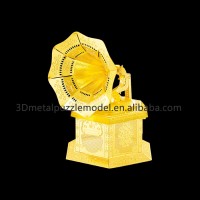 Metallic puzzle DIY Musical Instrument piano 3D model