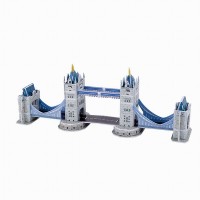 The London Tower Bridge World Great Architecture 3D Puzzles DIY Toys for Children and Adult Jigsaw Puzzle 33PCS