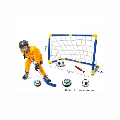 Boys Toys Hockey Set Ball Set for Indoor Games Air Power Training Ball Playing Hockey Game Toys